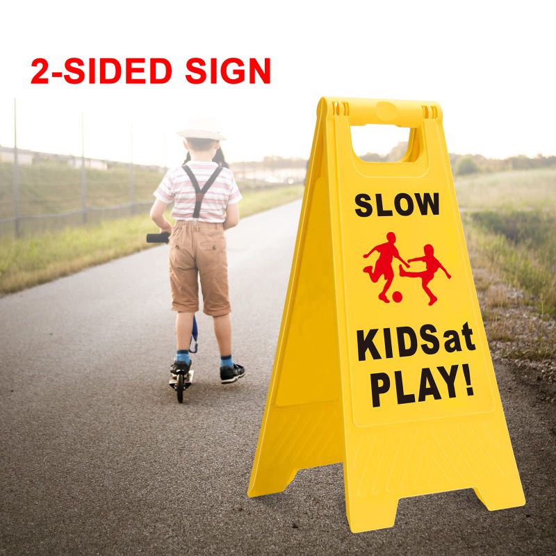 Photo 1 of Slow Kids at Play Sign SINGLE SIGN