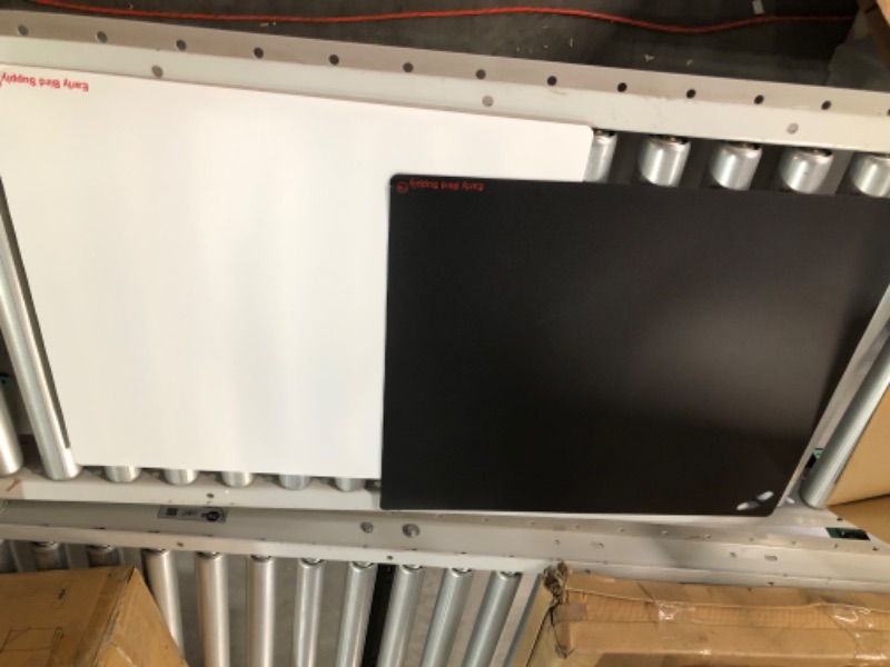 Photo 3 of [DAMAGE] Set of 2 Cutting board boards mat (Black-White, X-Large 22.5w"x20"hx.040"thick) 