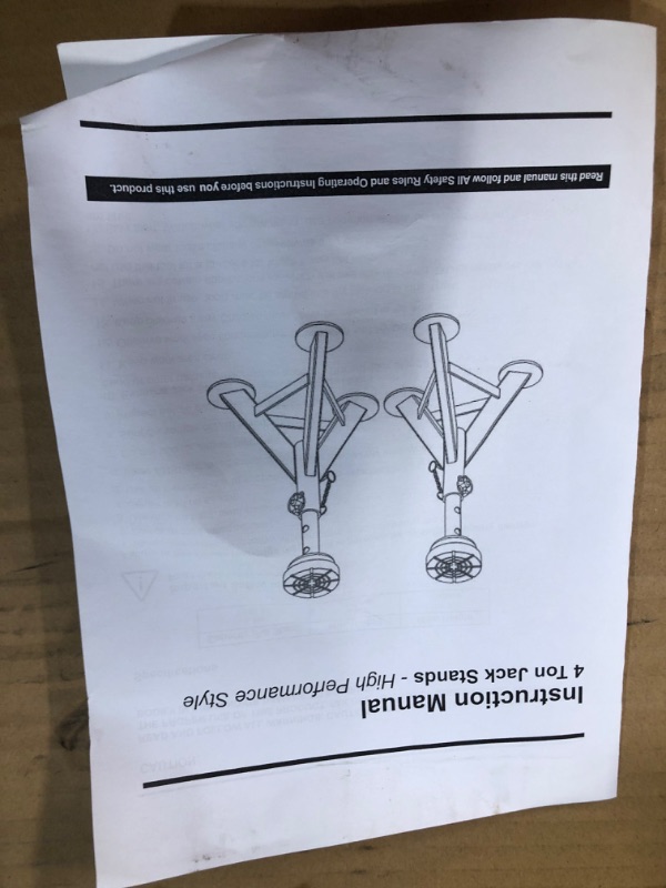 Photo 3 of [USED] BESTOOL Jack Stands 4 ton 8,000 lbs Capacity with Locking Support Pins Jack Stand