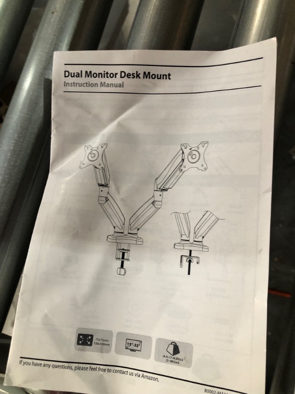 Photo 2 of [USED] HUANUO Dual Monitor Stand, 