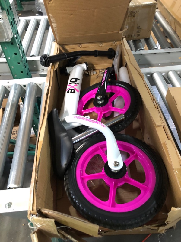 Photo 3 of Bixe: Pink (Lightweight - 4LBS) Aluminum Balance Bike for Kids and Toddlers - No Pedal Sport Training Bicycle - Bikes for 2, 3, 4, 5 Year Old