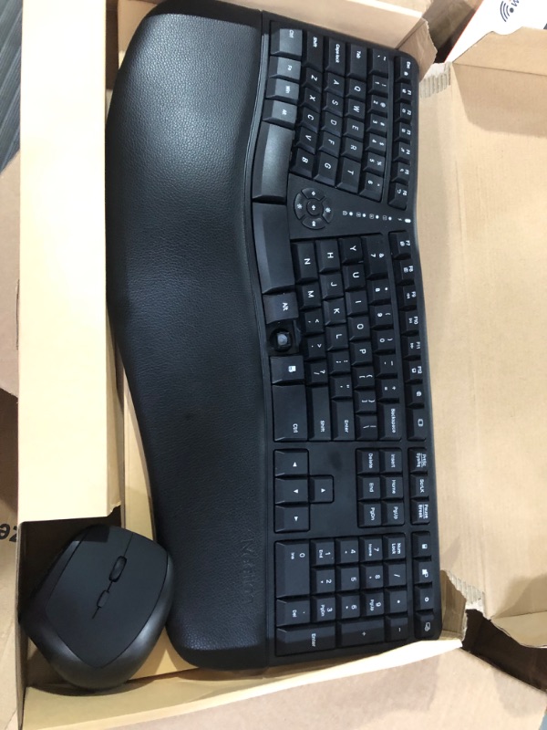 Photo 2 of MEETION Ergonomic Wireless Keyboard and Mouse