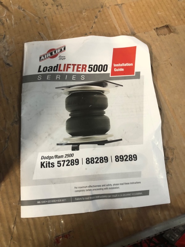 Photo 5 of Air Lift 88289 LoadLifter 5000 Ultimate Air Suspension Kit