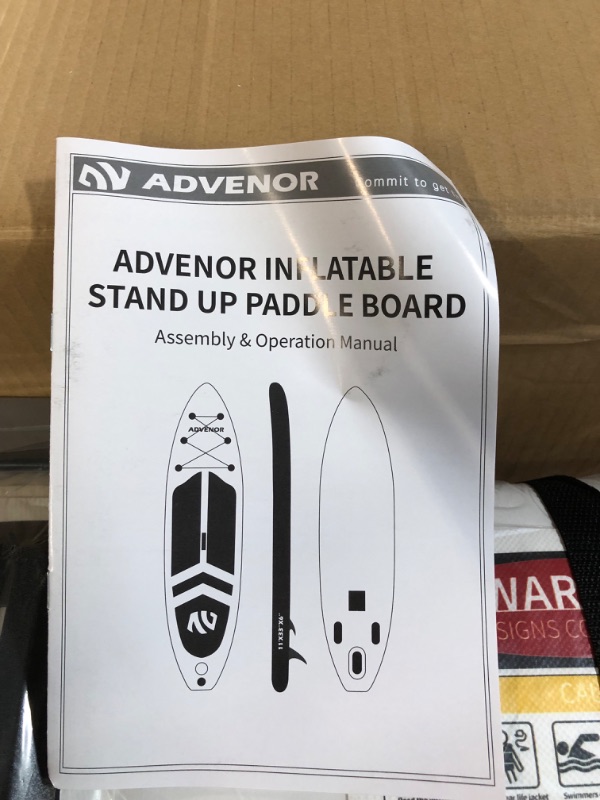 Photo 5 of ADVENOR Paddle Board 11'x33 x6 Extra Wide Inflatable Stand Up Paddle Board 