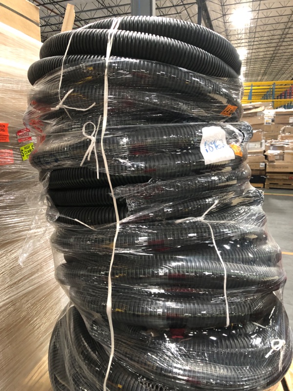 Photo 1 of 3 in. x 100 ft. Singlewall Perforated Drain Pipe