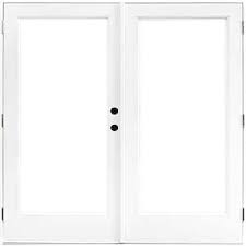 Photo 1 of ***READ NOTES*** 60 in. x 80 in. Fiberglass Smooth White Right-Hand Outswing Hinged Patio Door
