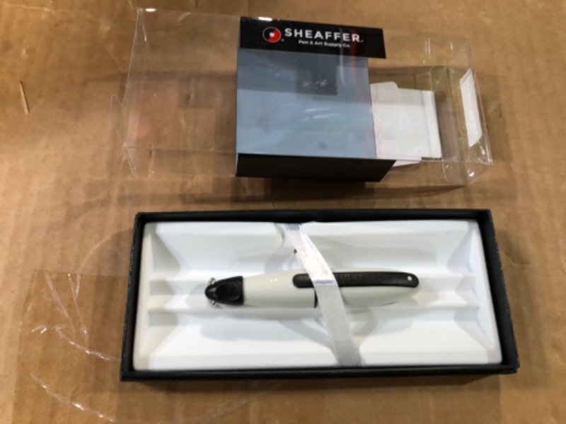 Photo 2 of Sheaffer Ion White Gel Rollerball Pen White Gift Box