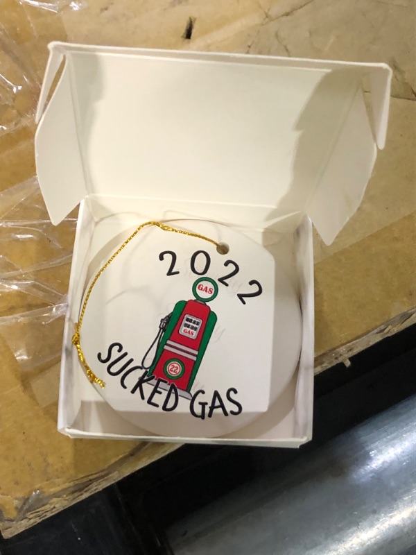 Photo 2 of 2022 Sucked Gas Christmas Ornament