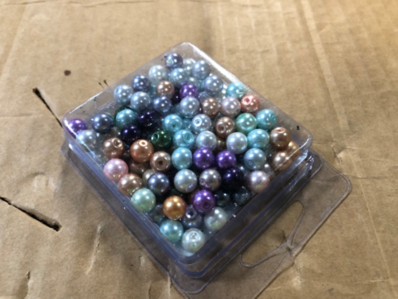 Photo 1 of 100+ Count Glass Pearl Mix (8mm)