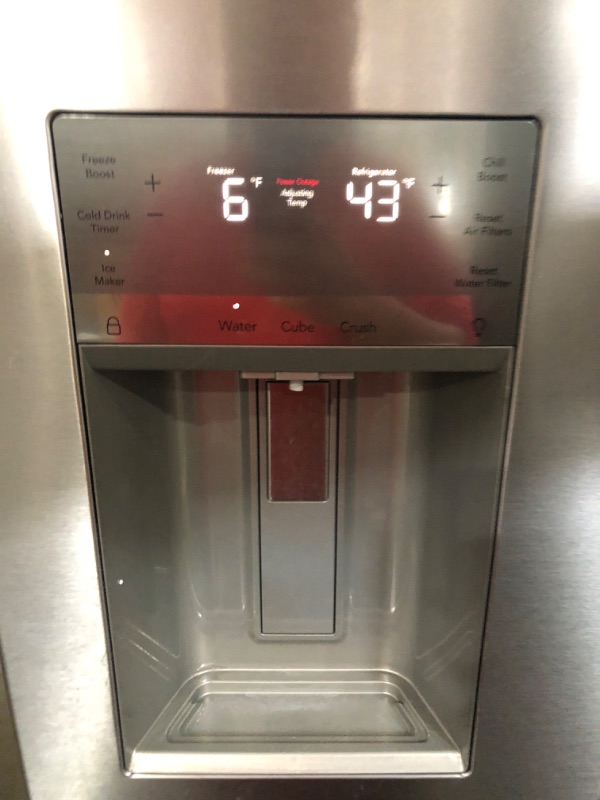 Photo 1 of **READ NOTES** DENTS Frigidaire Gallery 22.6 Cu. Ft. Counter-Depth French Door Refrigerator