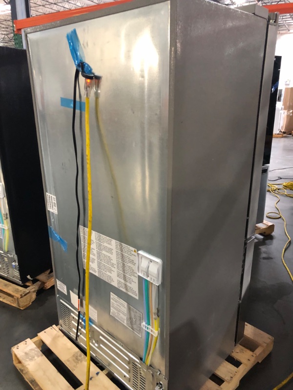 Photo 1 of **READ NOTES** DENTS Frigidaire Gallery 22.6 Cu. Ft. Counter-Depth French Door Refrigerator