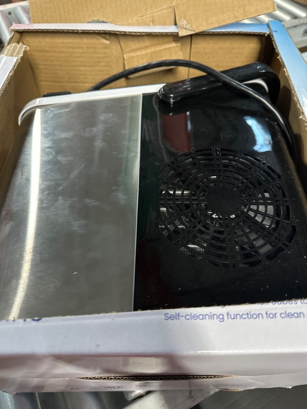 Photo 1 of **PARTS ONLY**
Iceman Dual-Size Countertop Ice Machine, Portable Ice Maker Machine, Stainless-Steel Bullet Ice Machine