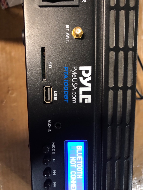 Photo 2 of Pyle Professional Audio Bluetooth Power Amplifier - 2-Channel 