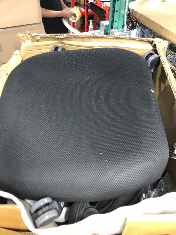 Photo 2 of Comfty Padded Headrest and Chrome Base Deluxe Executive Leather Office Chair, 43.7” - 46.85”, Black