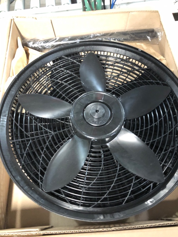 Photo 3 of **FOR PARTS ONLY** Lasko Elegance & Performance Pedestal Fan, 18 Inch, Black 