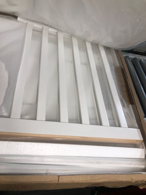 Photo 3 of Dream On Me Naples, 4 in 1 Convertible Mini Crib with Dream On Me 3 Portable Crib Mattress, White White Crib + Mattress