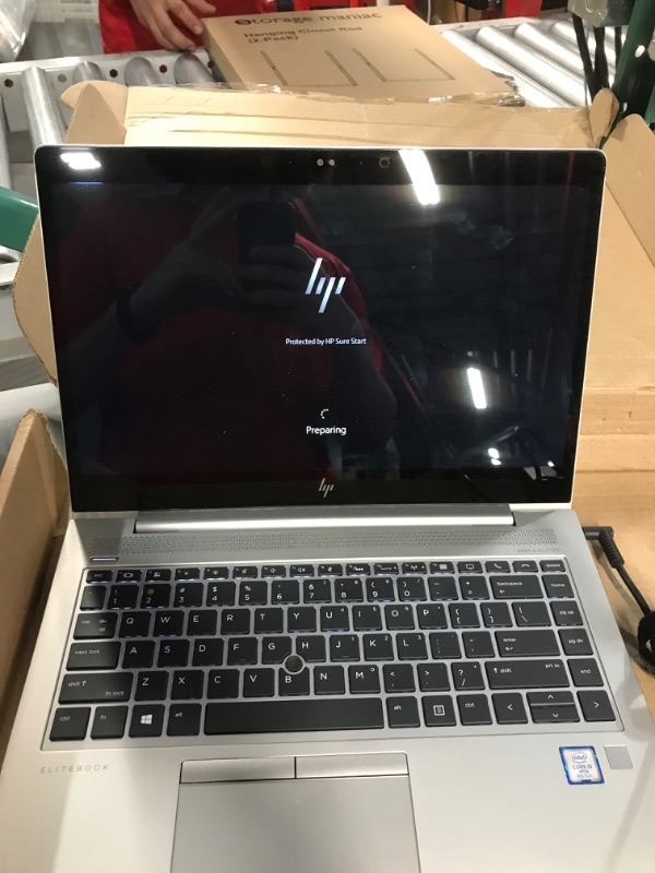 Photo 2 of HP EliteBook 840 G5 14 inches Full HD Laptop, Touch Screen, Core i5-8350U 1.7GHz , 16GB RAM, 256GB Solid State Drive, Webcam, Windows 10 Pro 64Bit TESTED