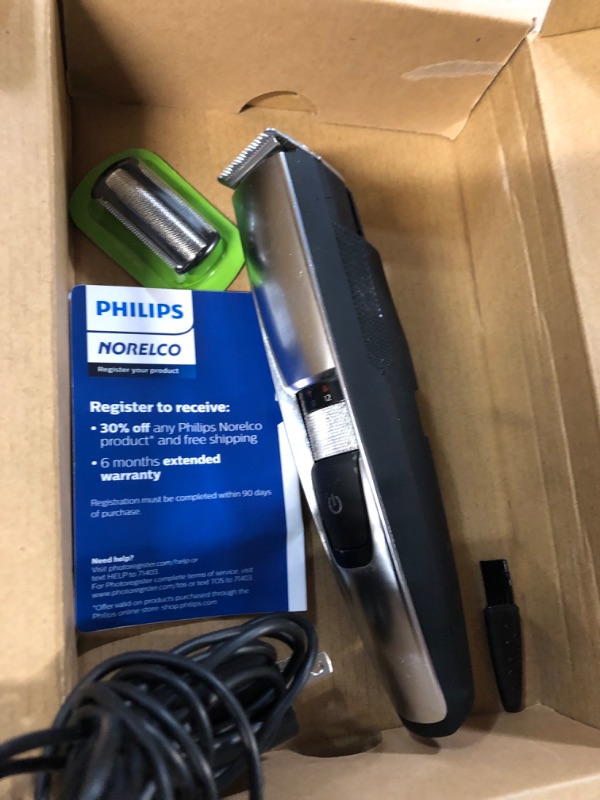 Photo 2 of Philips Norelco All-in-One Cordless Multigroom Turbo-Powered Beard & Mustache Trimmer Grooming Kit