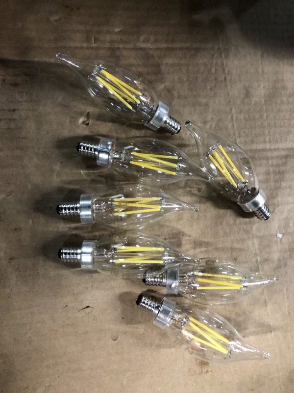 Photo 2 of  Vintage Candelabra LED Bulb 6 Count (Pack of 1)