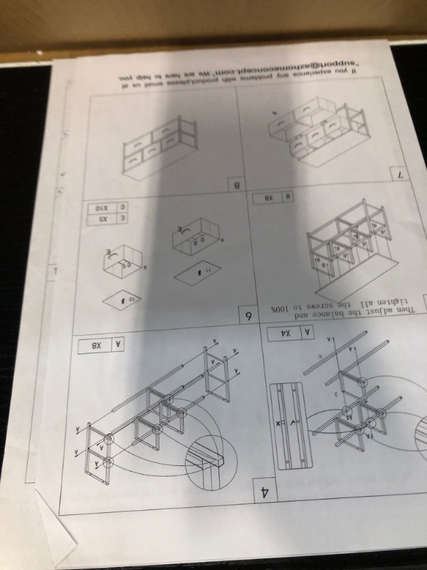 Photo 1 of **MISSING PARTS AND HARDWARE**USED**  AZL1 Life Concept Extra Wide Dresser Storage Tower with Sturdy Steel Frame