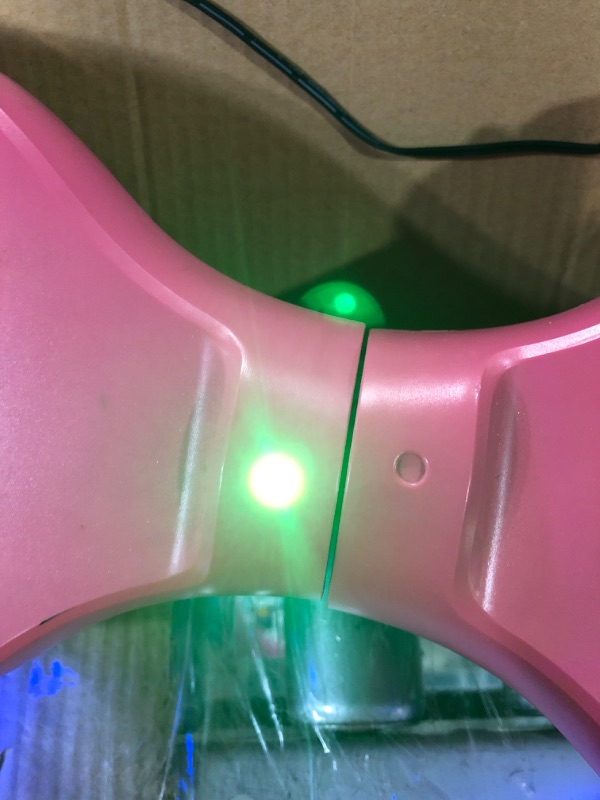 Photo 3 of (READ NOTES/ PARTS ONLY) Hover-1 Drive Electric Hoverboard | 7MPH Top Speed, 3 Mile Range, Long Lasting Lithium-Ion Battery, 6HR Full-Charge, Path Illuminating LED Lights Pink