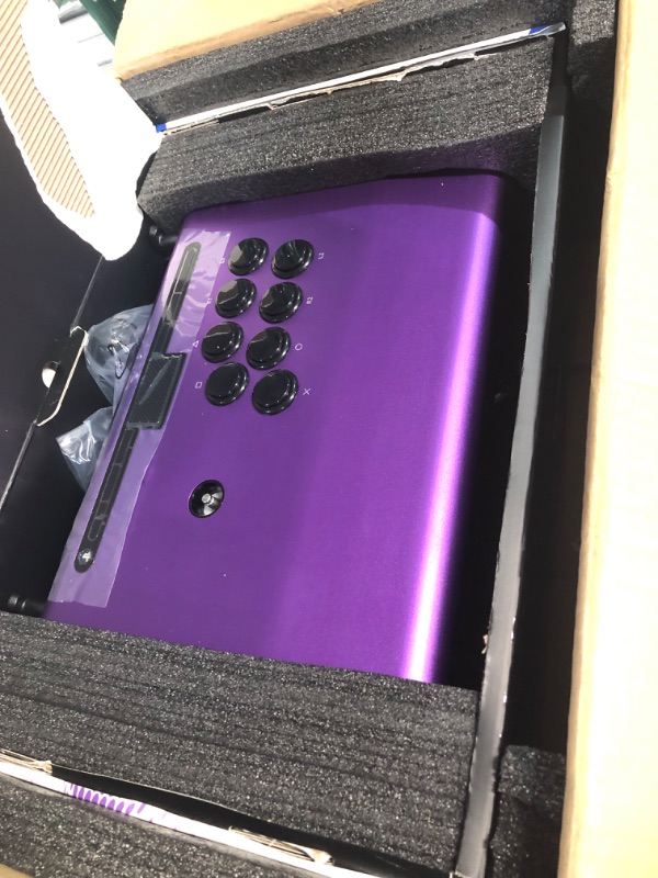 Photo 2 of (parts only)Victrix by PDP Pro FS Arcade Fight Stick for PlayStation 5 - Purple Pro FS Purple