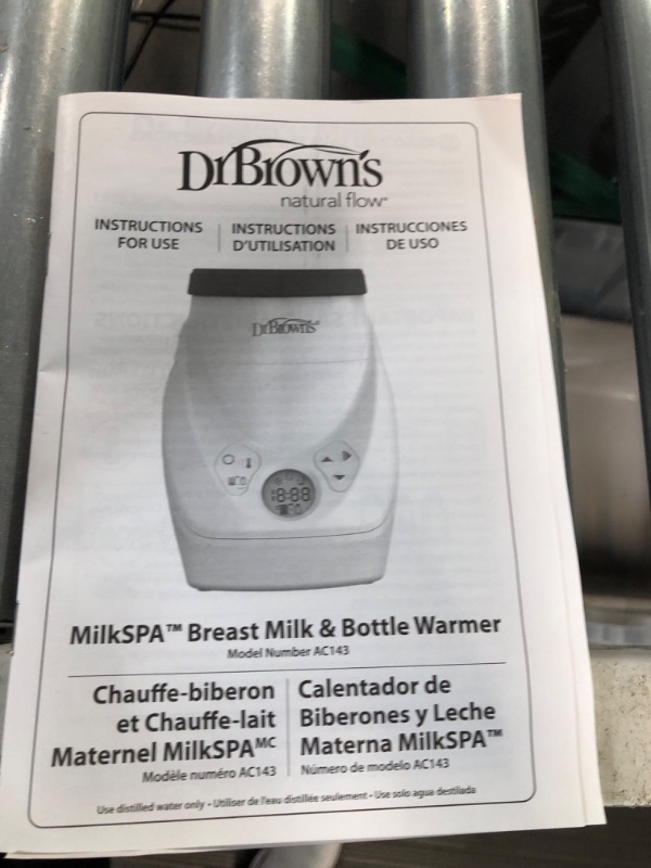 Photo 3 of Dr. Brown's MilkSPA Breast Milk and Bottle Warmer Bottle Warmer, Milkspa