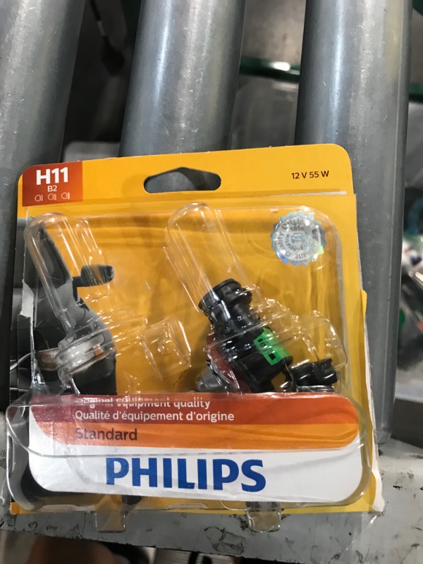 Photo 2 of PHILIPS - 12362B2 Philips H11 Standard Halogen Replacement Headlight Bulb *MISSING 1*