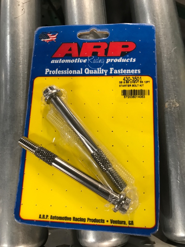 Photo 2 of ARP 4303501 Stainless Steel 12-Point Starter Bolt Kit