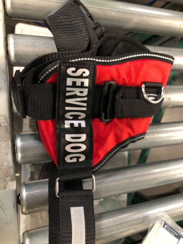 Photo 1 of Service Dog Harness with Hook and Loop Straps and Handle 