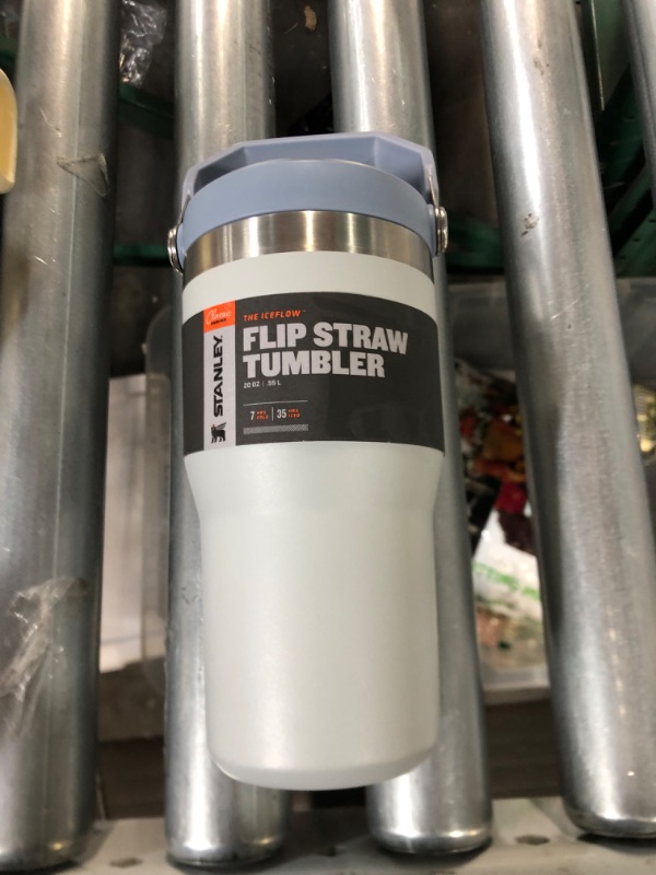 Photo 2 of Stanley IceFlow Stainless Steel Tumbler with Straw 20oz Fog