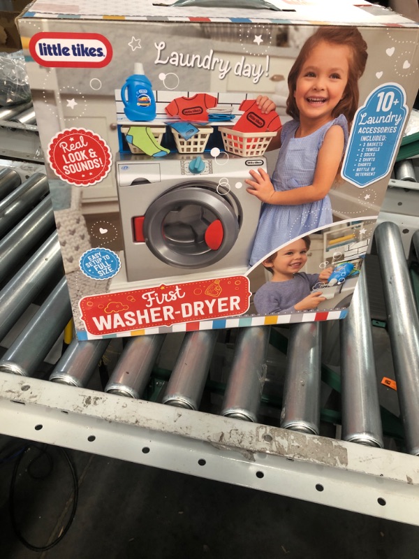 Photo 3 of (NEW) Little Tikes First Washer Dryer - Realistic Pretend Play Appliance for Kids, 