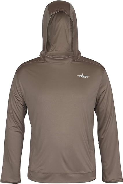 Photo 1 of Habit Men's Hidden Cove Hooded Lightweight Performance Layer Shirt SIZE L *STOCK PHOTO SIMILAR* 