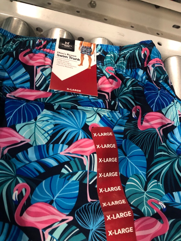 Photo 1 of Member's Mark Boy's Resort Swim Trunk X-Large Flamingo Flow (3PACK)