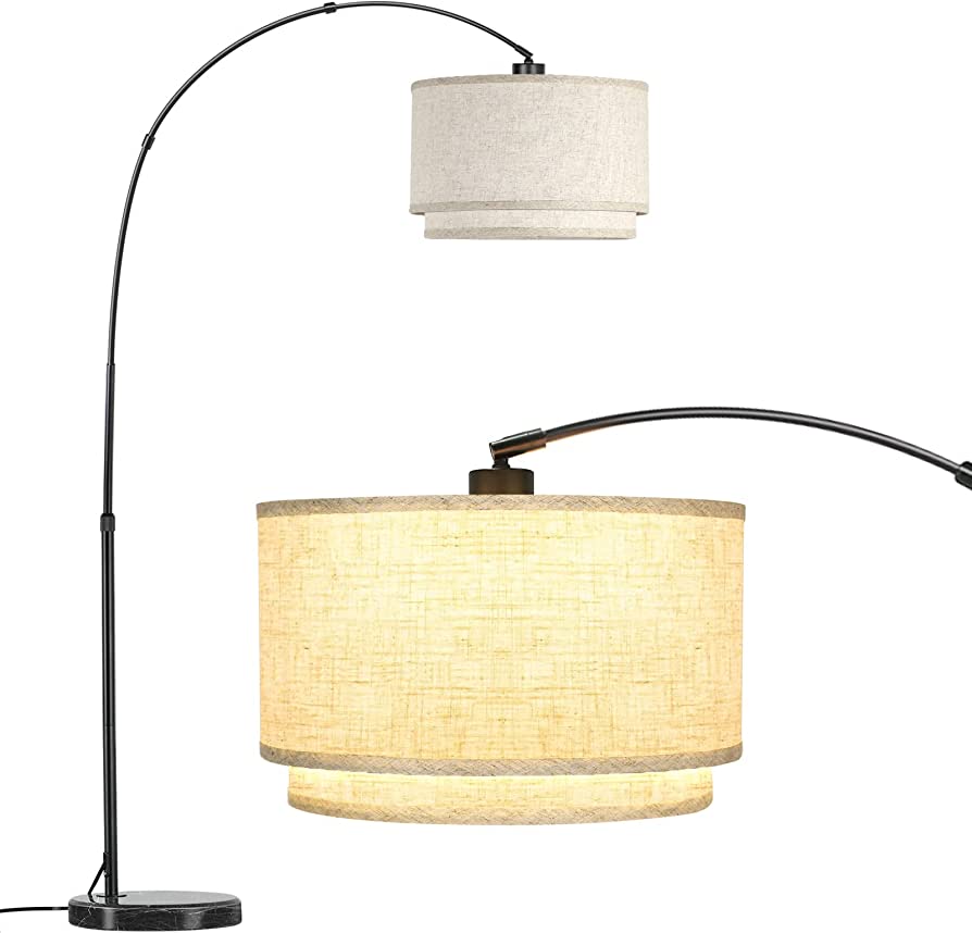 Photo 1 of Contemporary Arc Floor lamp for Living Room,