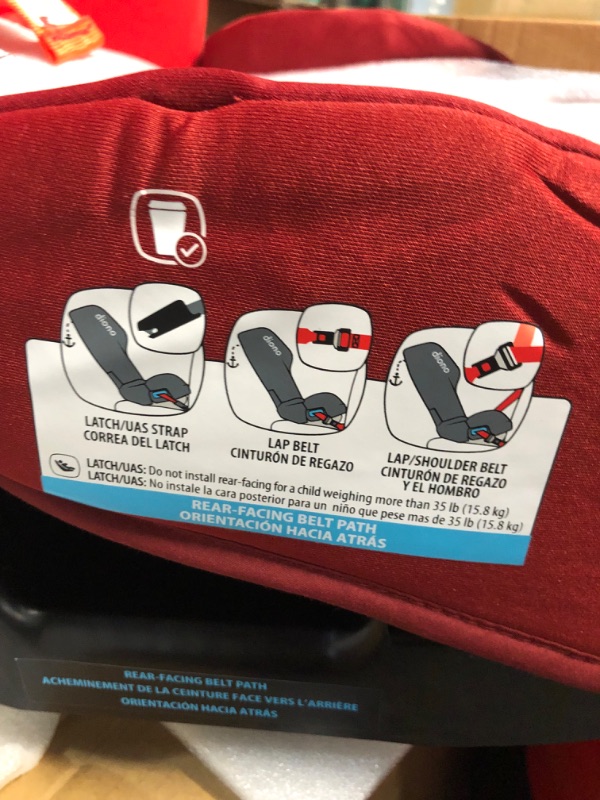 Photo 5 of Diono Radian 3R, 3-in-1 Convertible Car Seat, Rear Facing & Forward Facing, Red Cherry