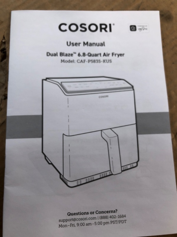 Photo 1 of **SEE PICS/NOTES!!** COSORI Pro III Air Fryer Dual Blaze, 6.8-Quart
