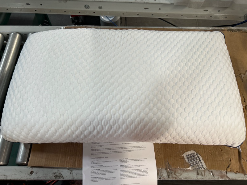 Photo 2 of **STOCK PHOTO FORREFERENCE ONLY** Standard Size Hyper Slim Memory Foam Pillow