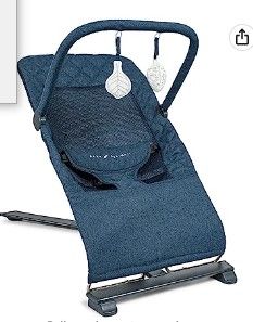 Photo 1 of Baby Delight Alpine Deluxe Portable Bouncer, Infant, 0 – 6 Months, Quilted Indigo