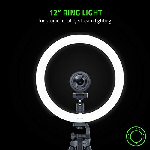 Photo 1 of Razer Ring Light 12'' Streaming and Selfie Light: Customizable Light Spectrum -  Black