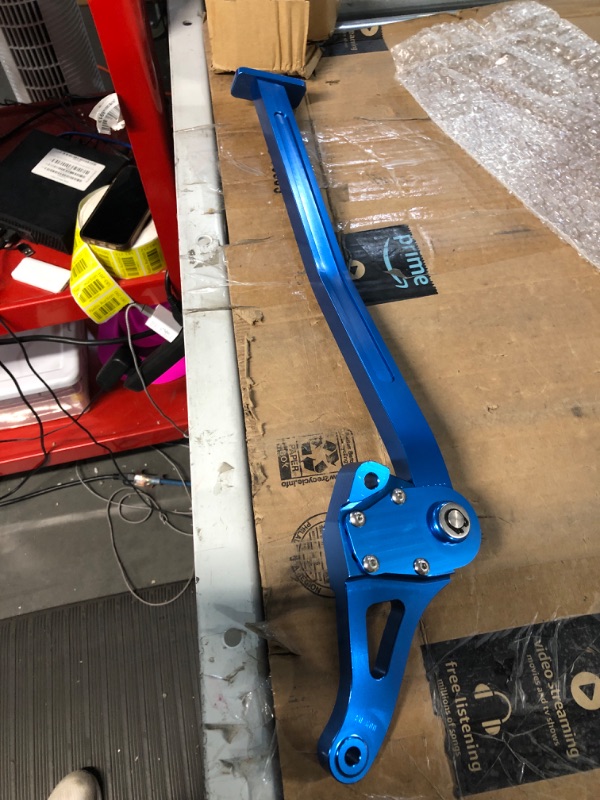 Photo 1 of *MISSING BOTH ATTCHAMENTS*NICECNC Blue Kickstand Kick Side Stand Compatible with Husqvarna FC 250/350/450 2016-2022, TC 125 2016-2022, TC 250 2017-2022,KTM 125/150 SX 2016-2022,250 SX 2017-22,250/350/450 SXF 16-22,See Fitment