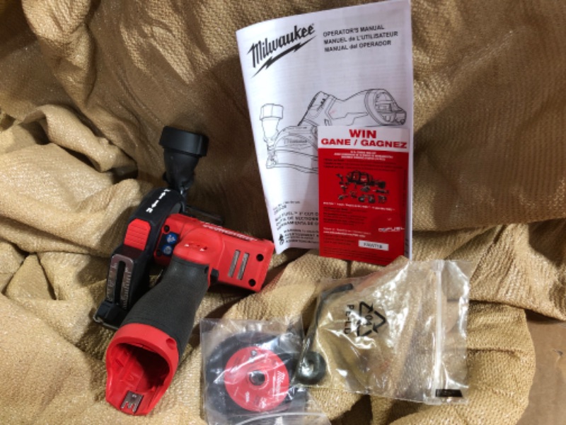 Photo 3 of Milwaukee M12FCOT-0 M12 FCOT-0 Fuel Cut Off Tool 12V Bare Unit Single