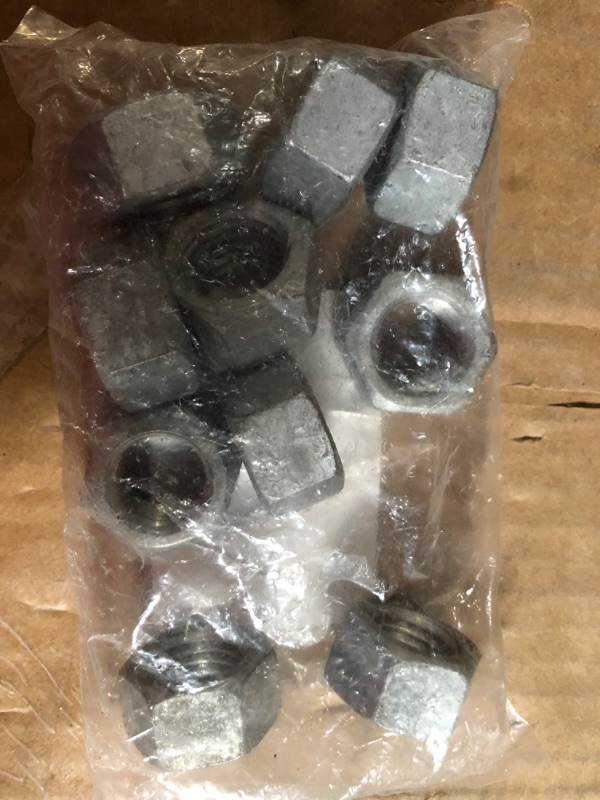 Photo 2 of 3/4 in.-10 A563 Grade A Hot Dip Galvanized Steel Hex Nuts (10-Pack)