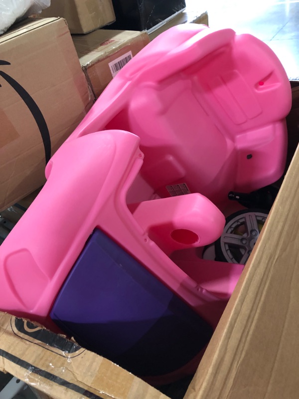 Photo 2 of **PINK**Step2 Whisper Ride II Kids Push Ride-On Car Buggy w/ Pull Handle and Horn