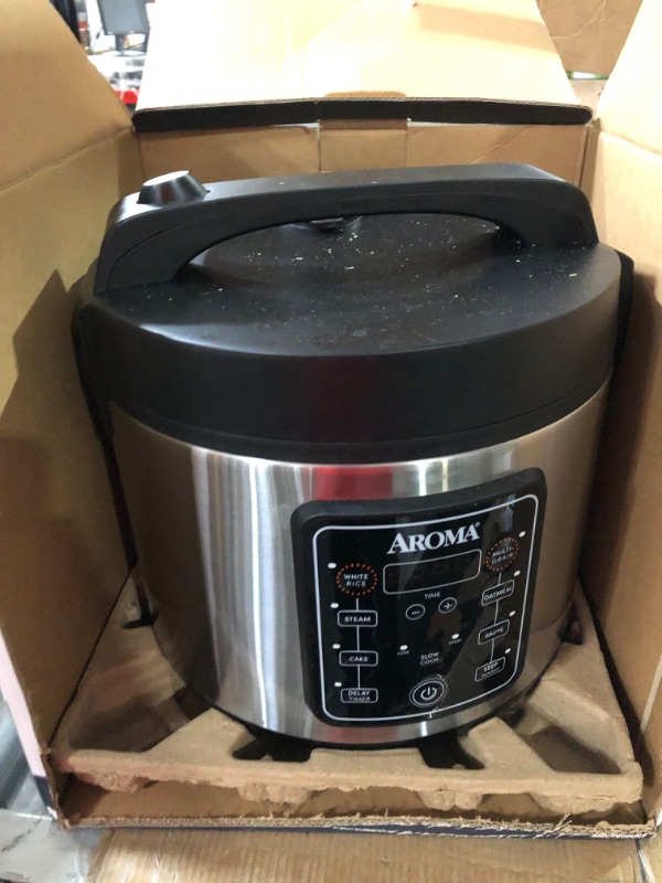 Photo 2 of ***USED*** Aroma Housewares ARC-5200SB 2O2O Model Rice & Grain Cooker,