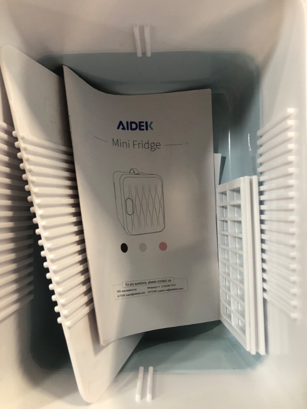 Photo 2 of **USED BUT APPEARS NEW** Aidek Cosmetic Mini Fridge for Skin Care/Makeup, 4L Portable Beauty Fridge