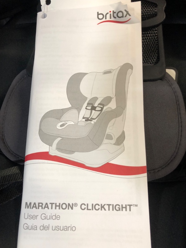 Photo 4 of *Dirty* Britax Marathon Clicktight Convertible Car Seat, Mod Black SafeWash