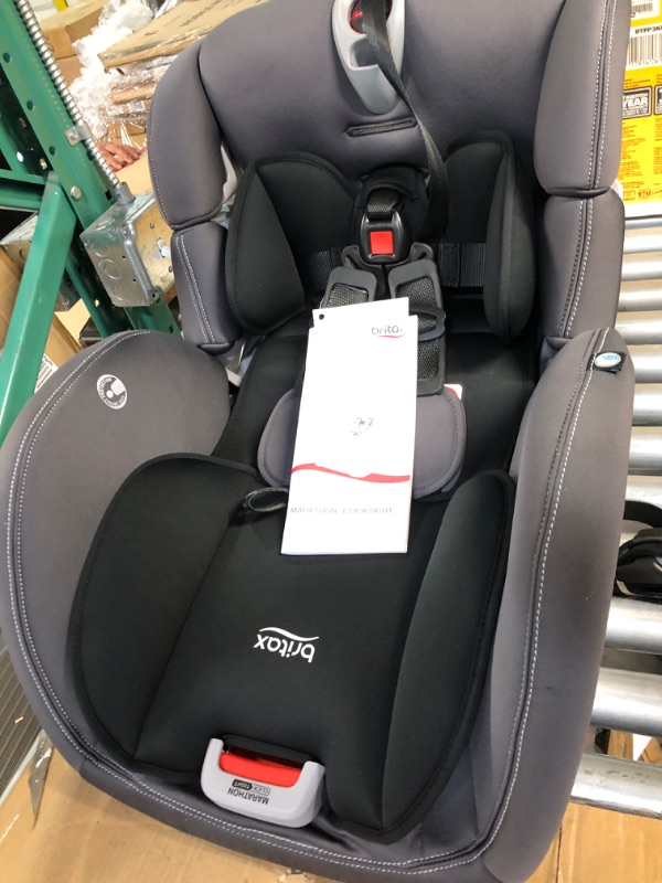 Photo 3 of *Dirty* Britax Marathon Clicktight Convertible Car Seat, Mod Black SafeWash