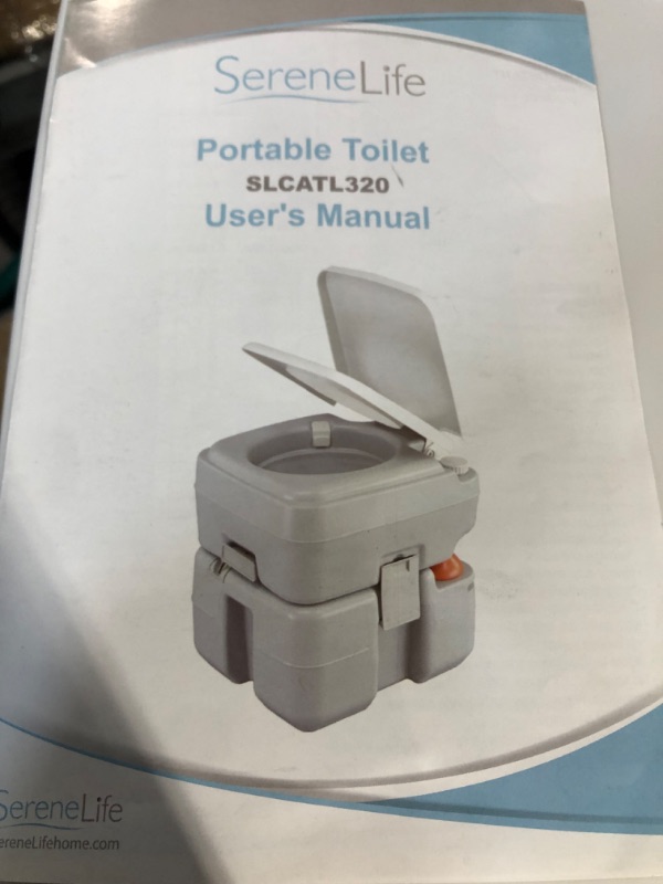 Photo 2 of **USED BUT APPEARS NEW** SereneLife Portable Toilet with Carry Bag 