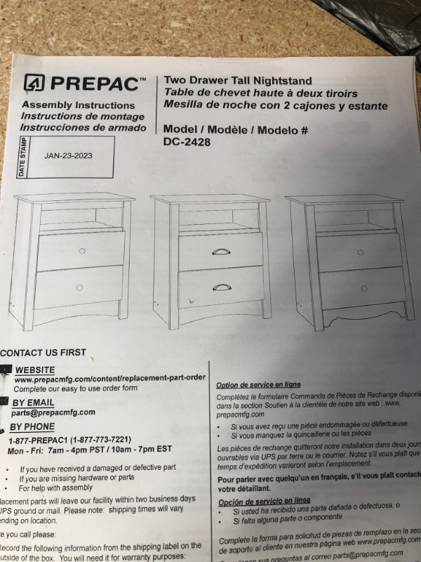 Photo 2 of * see notes for detail *
 Drawer Double Dresser for Bedroom, Espresso Espresso Dresser